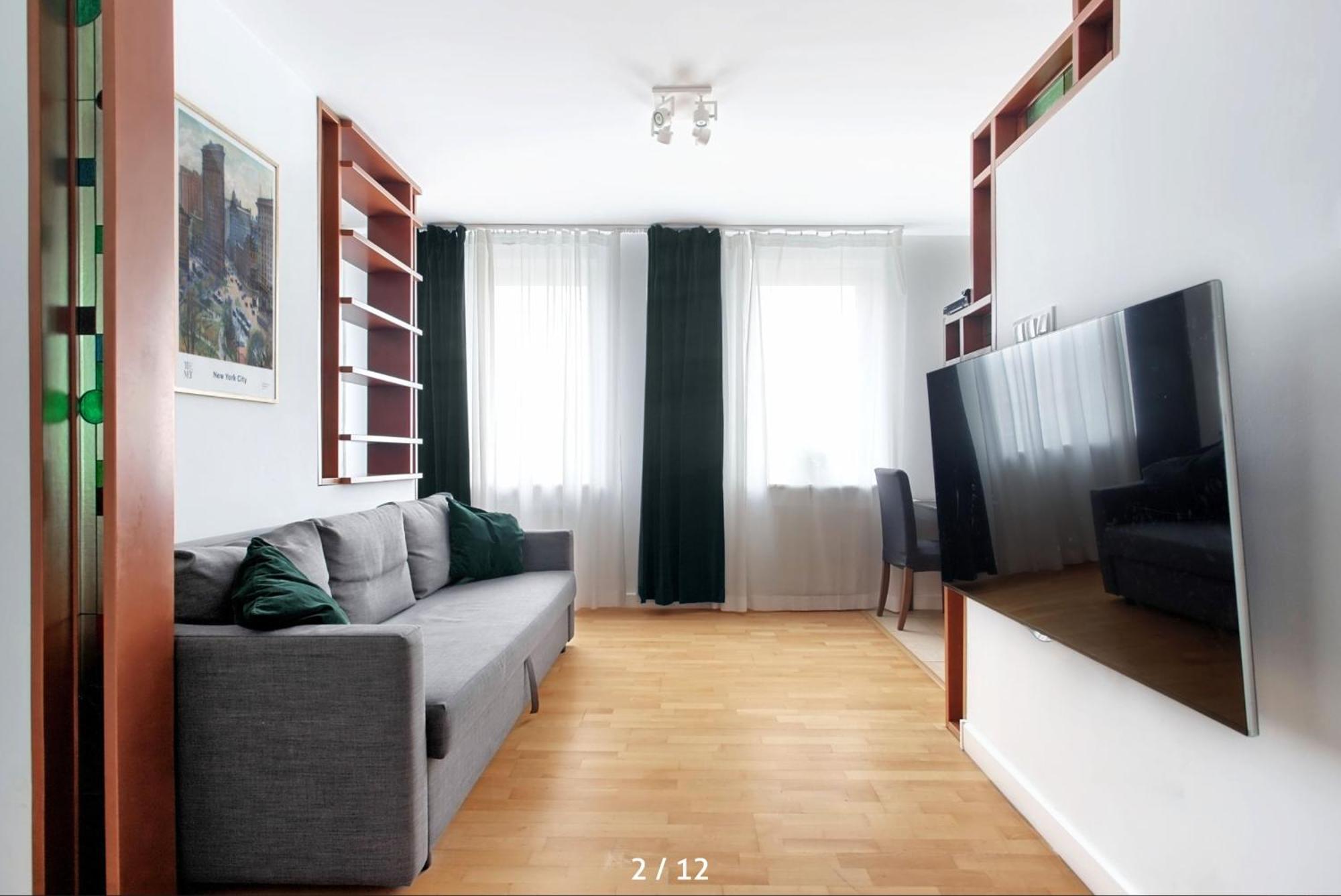Апартаменты Spacious Quiet Apt Close To The Belvedere Palace Варшава Экстерьер фото